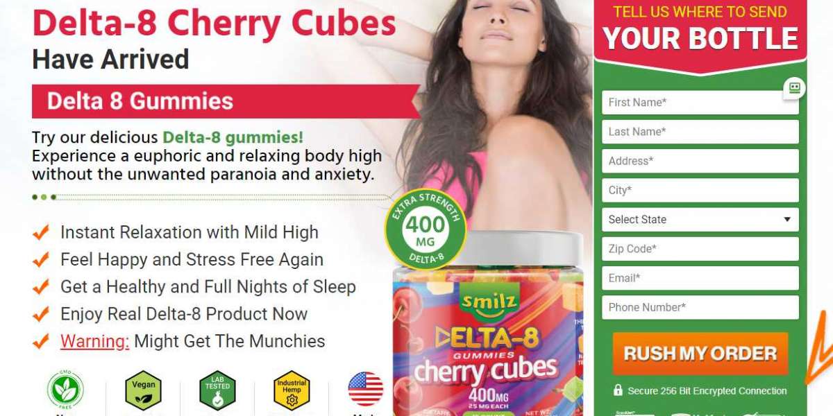 Smilz Delta 8 Gummies Cherry Cubes –