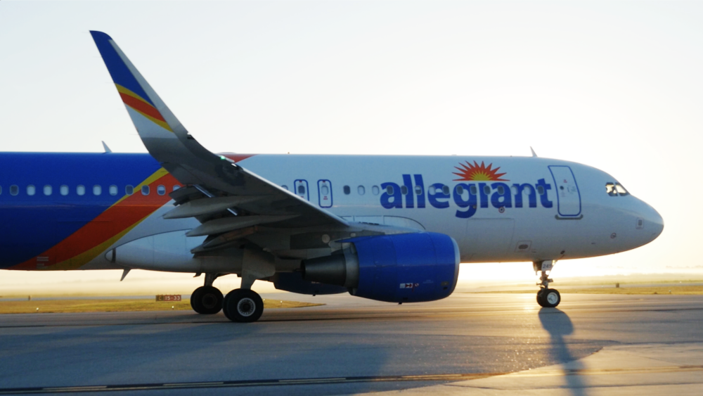 What are the Inflight Facilities offered by Allegiant Airlines?
