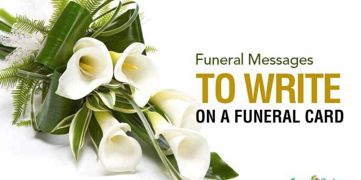 Funeral Card Message