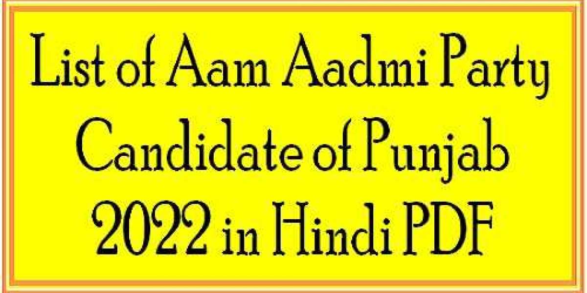 How to Get List of Aam Aadmi Party Candidate of Punjab 2022 in Hindi PDF?