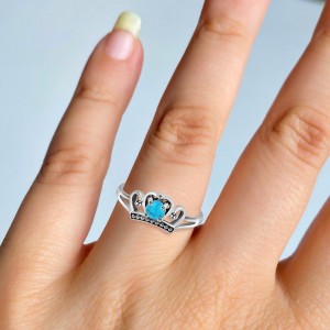 Buy Sterling Silver Turquoise Ring at Wholesale Prices from Rananjay Exports.