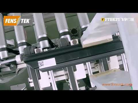 FENSTEK automatic fabrication line for aluminum  window CNC cutting CNC milling smart factory