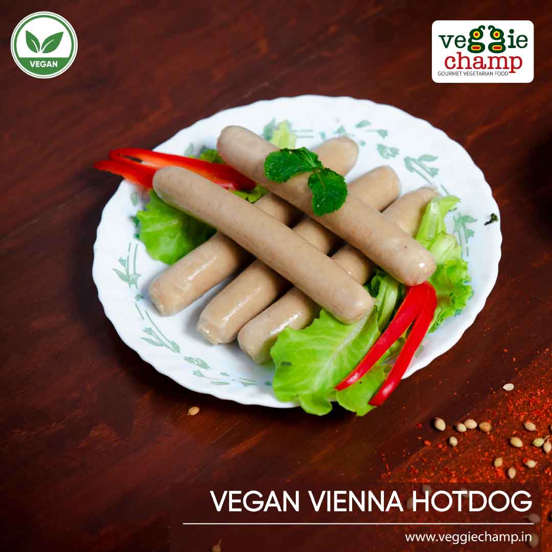 Vegan Vienna Hotdog - Veggie Champ