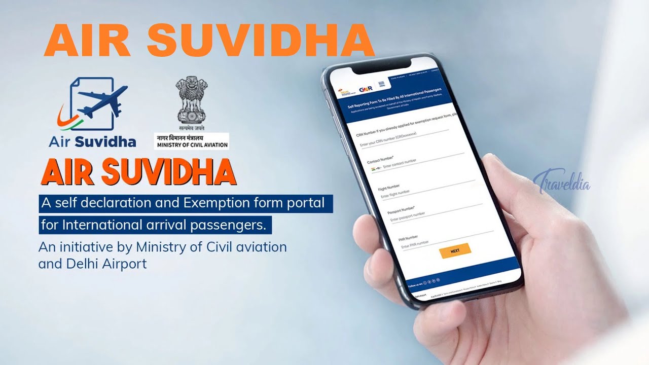 Self Declaration Form On Air Suvidha Mandatory For India Travel