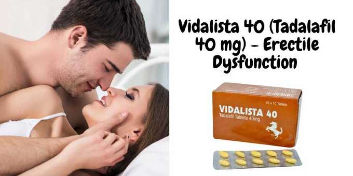 Vidalista 40 (Tadalafil 40 mg) - Erectile Dysfunction
