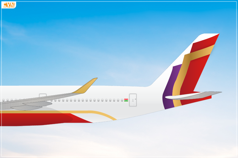 Final Air India A350 with Aeroflot Interiors Lands in Delhi