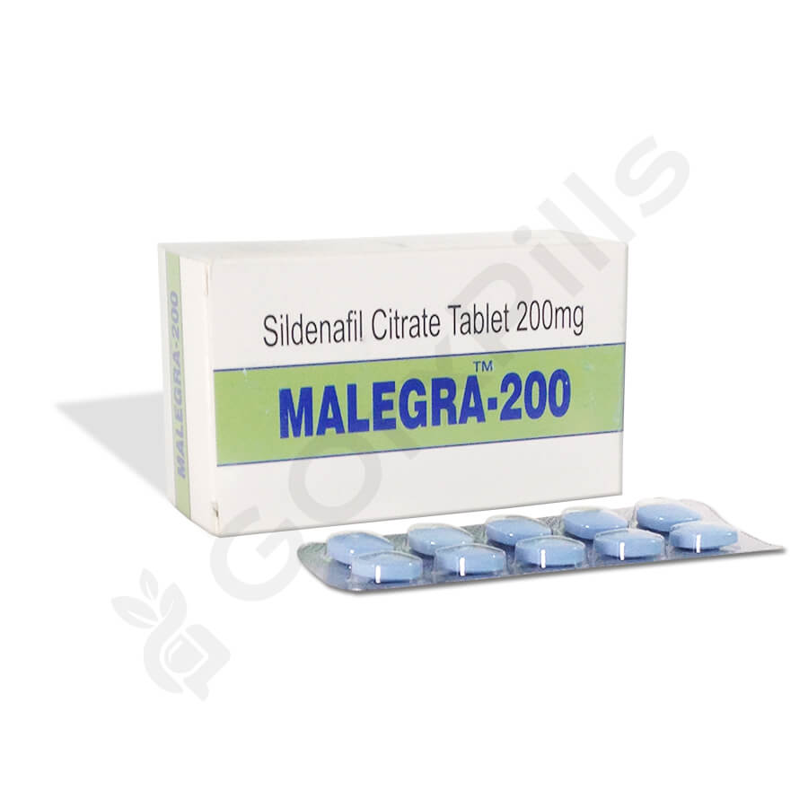 Buy Malegra 200 mg (Sildenafil) | Uses | Reviews | 20% Off